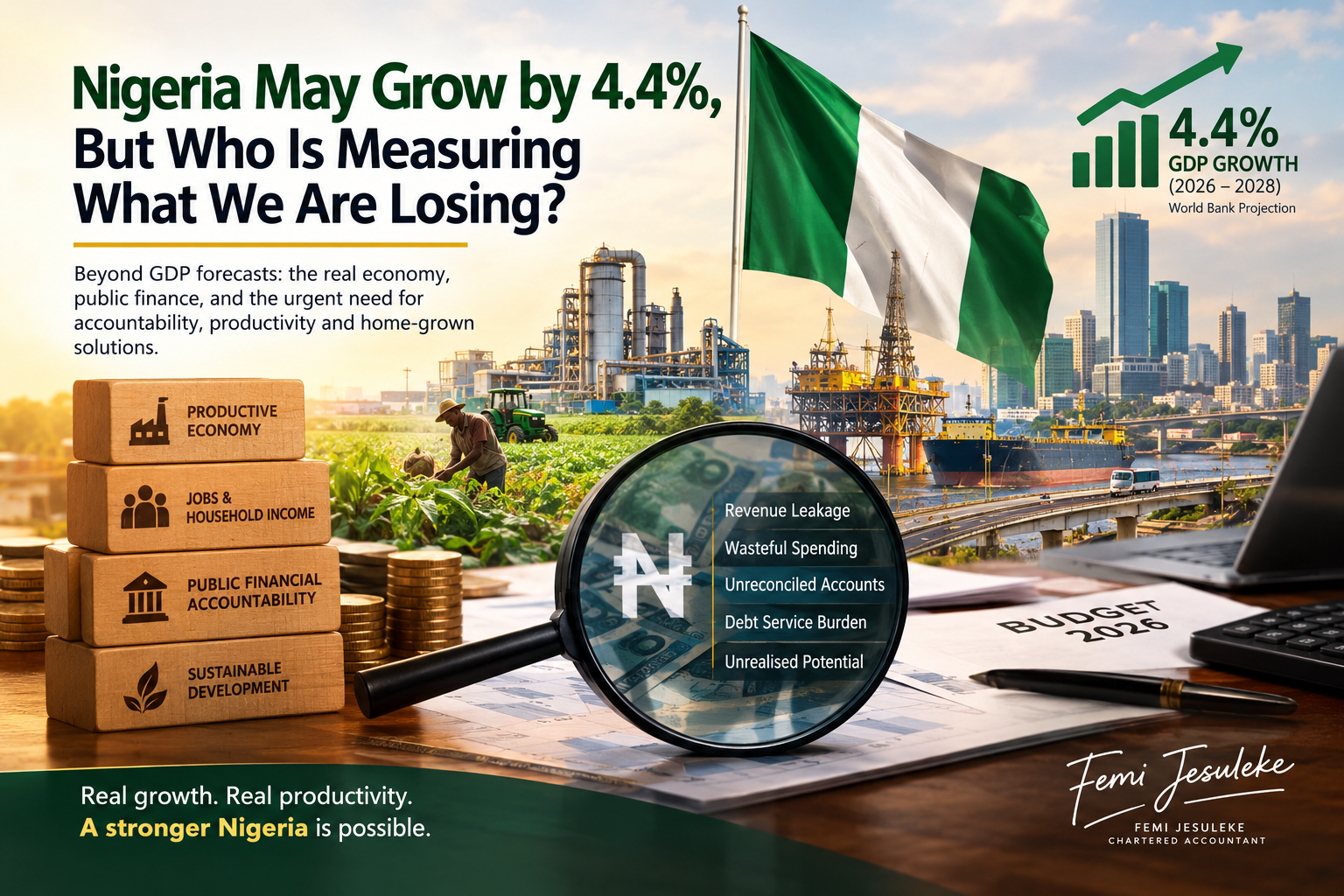 Nigeria's productive economy and public finances examined beyond headline GDP growth